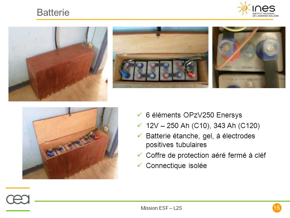 Batterie étanche Gel - ENERSYS OPzV solar