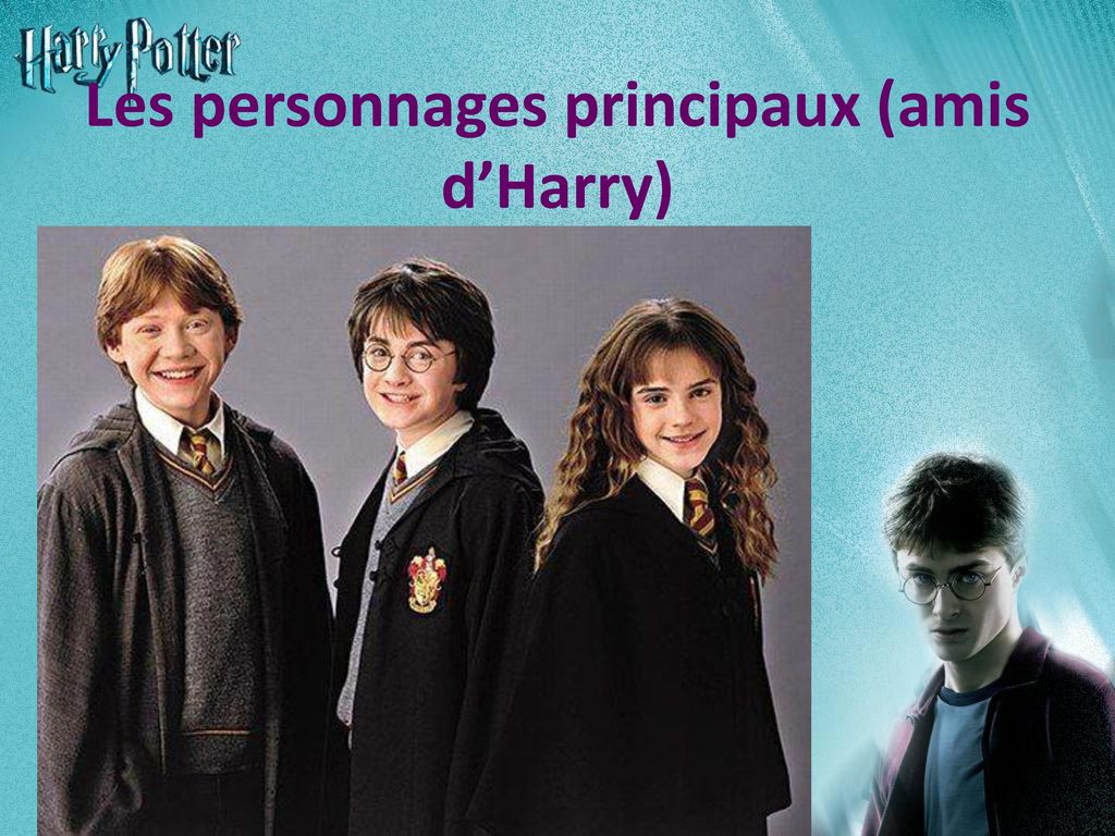 Les personnages principaux (amis d’Harry)