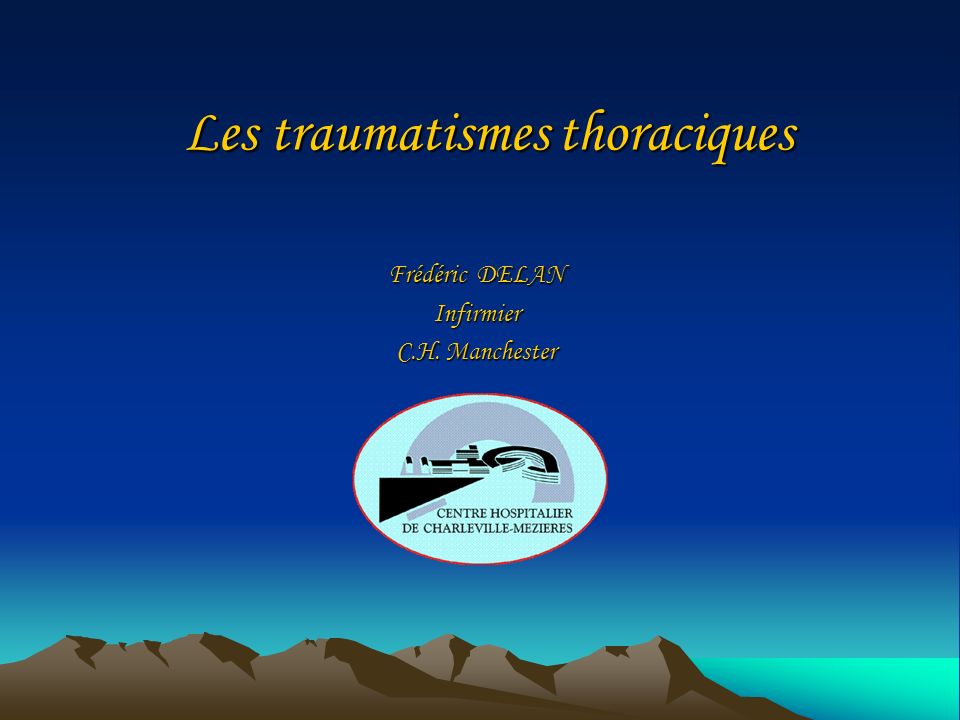 Les traumatismes thoraciques