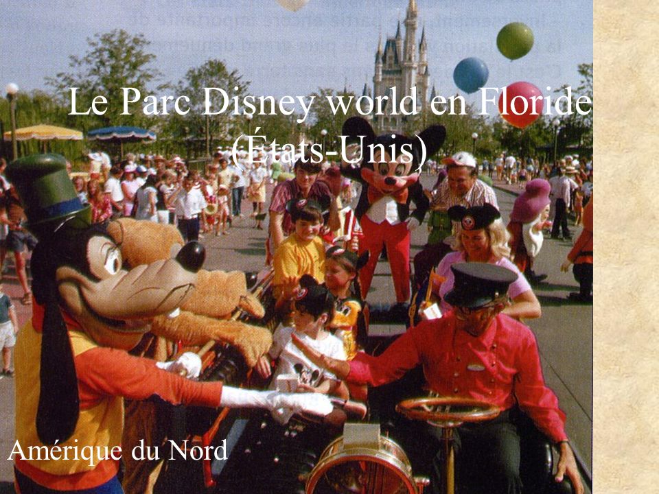 Le Parc Disney world en Floride (États-Unis)