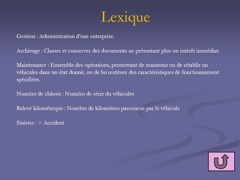 Lexique Gestion : Administration d’une entreprise.
