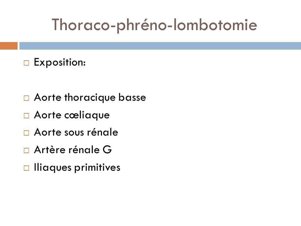 Thoraco-phréno-lombotomie