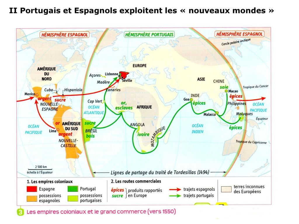 II Portugais et Espagnols exploitent les « nouveaux mondes »