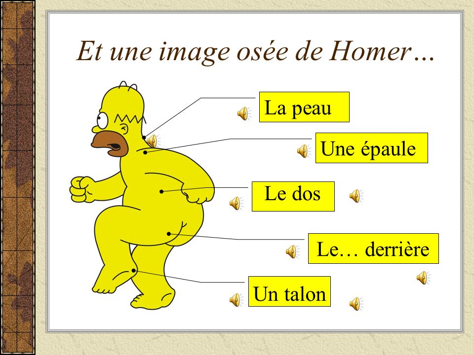 Et une image osée de Homer…