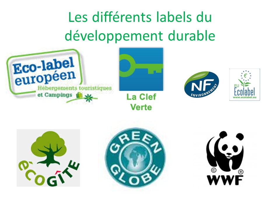 Les différents labels du développement durable