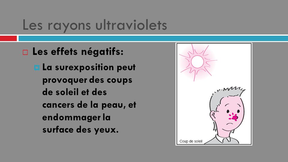 Les rayons ultraviolets