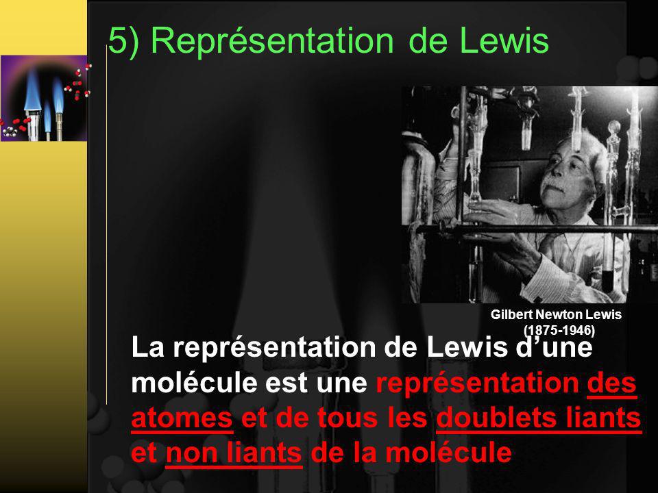 5) Représentation de Lewis