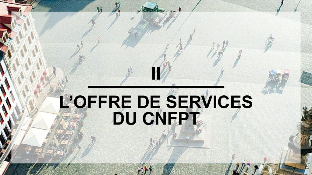 L’offre de services du CNFPT