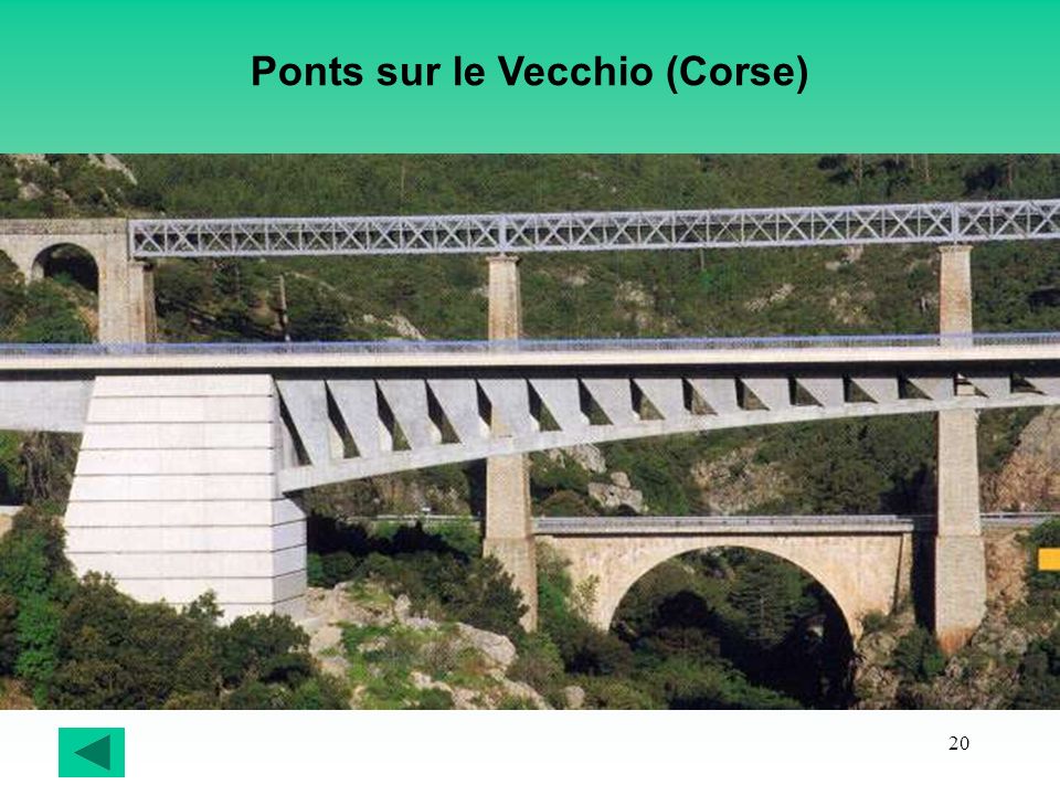 Ponts sur le Vecchio (Corse)