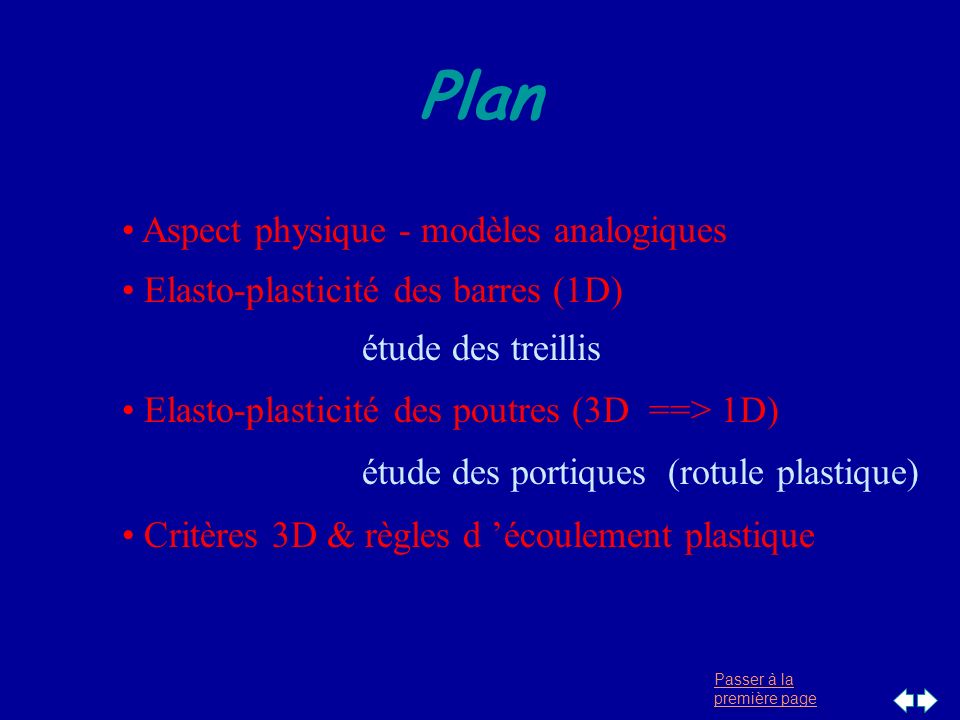 Plan Aspect physique - modèles analogiques