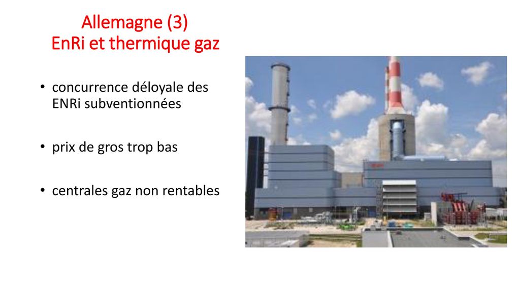Allemagne (3) EnRi et thermique gaz