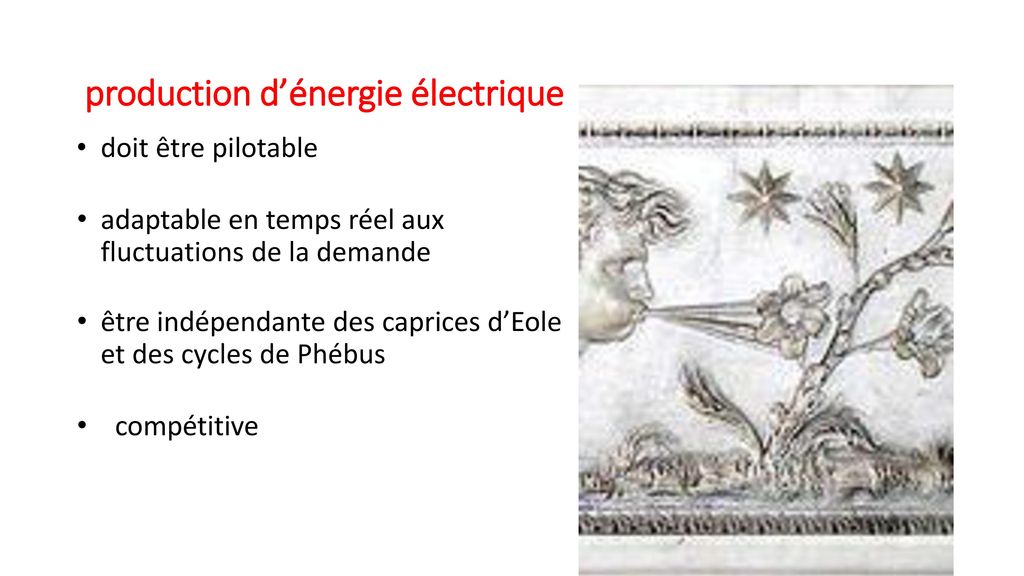 production d’énergie électrique