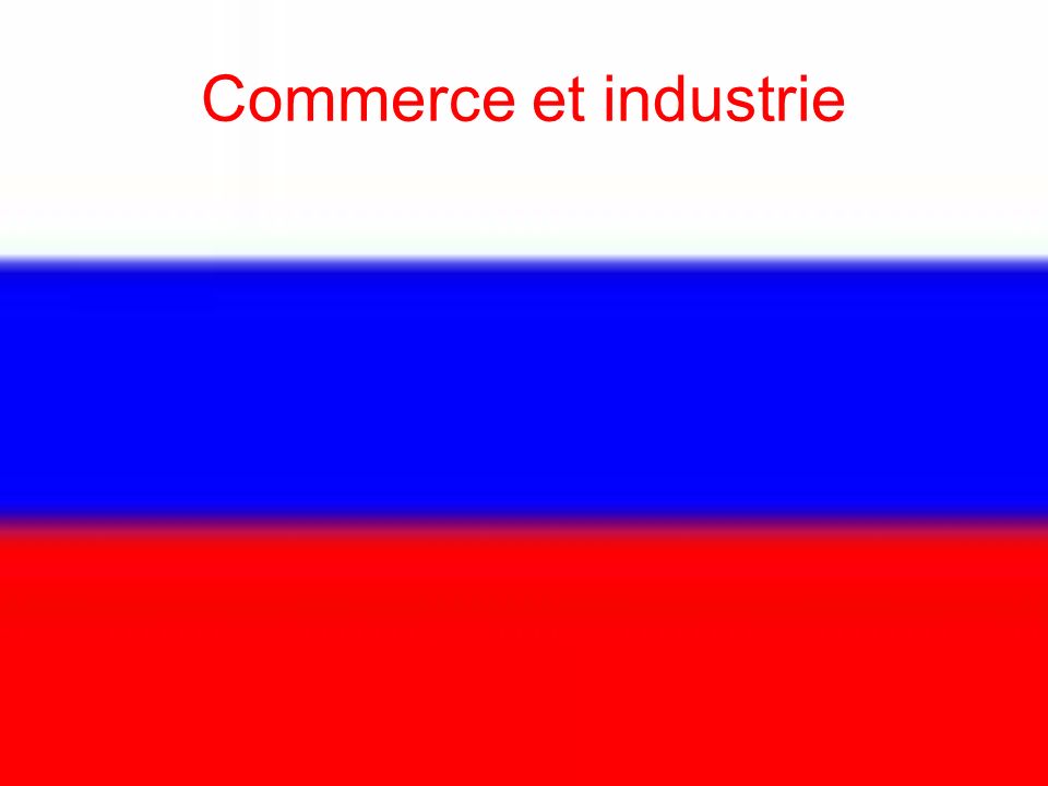 Commerce et industrie