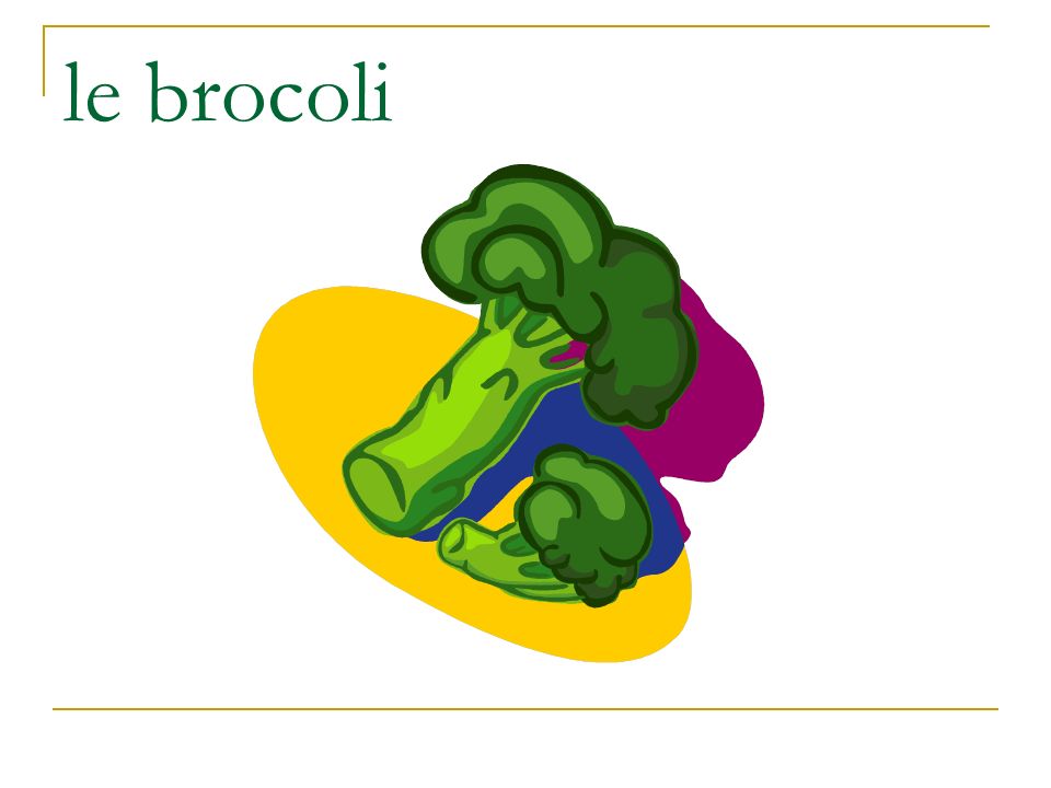 le brocoli