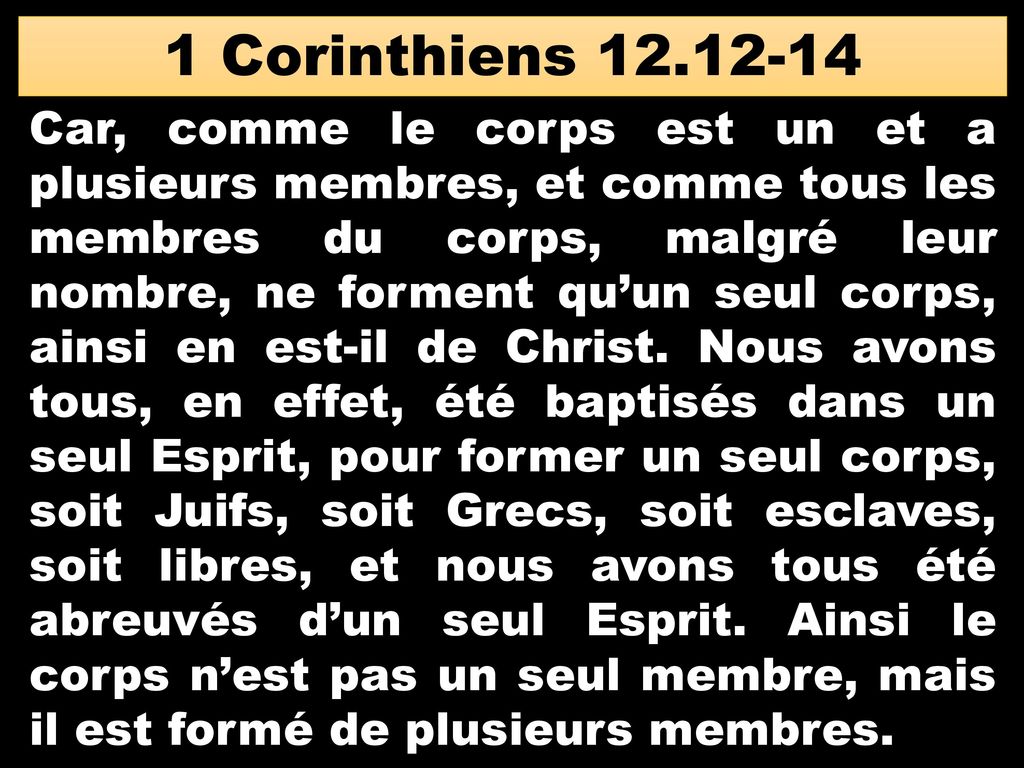 1 Corinthiens