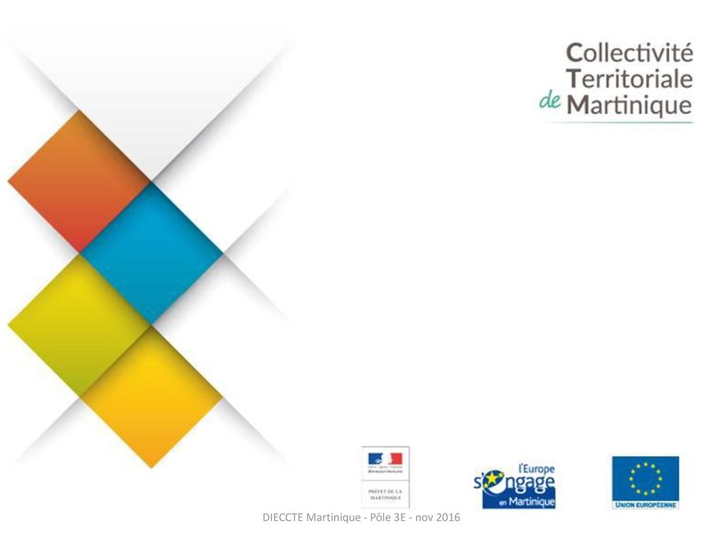 DIECCTE Martinique - Pôle 3E - nov 2016