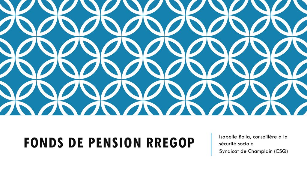 Fonds de pension RREGOP