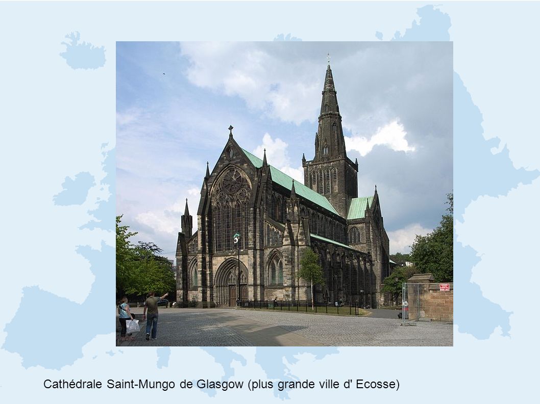 Cathédrale Saint-Mungo de Glasgow (plus grande ville d Ecosse)
