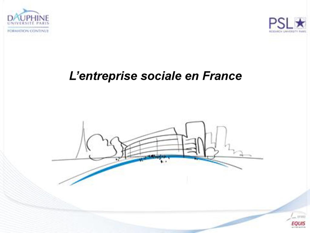 L’entreprise sociale en France