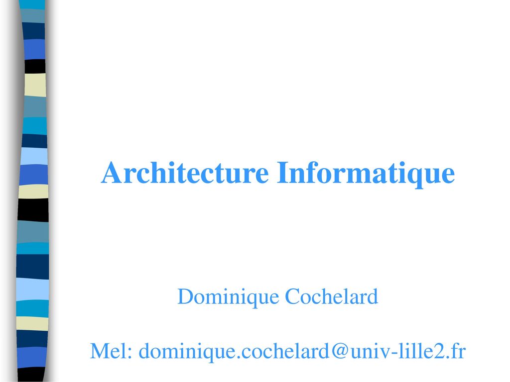 Architecture Informatique