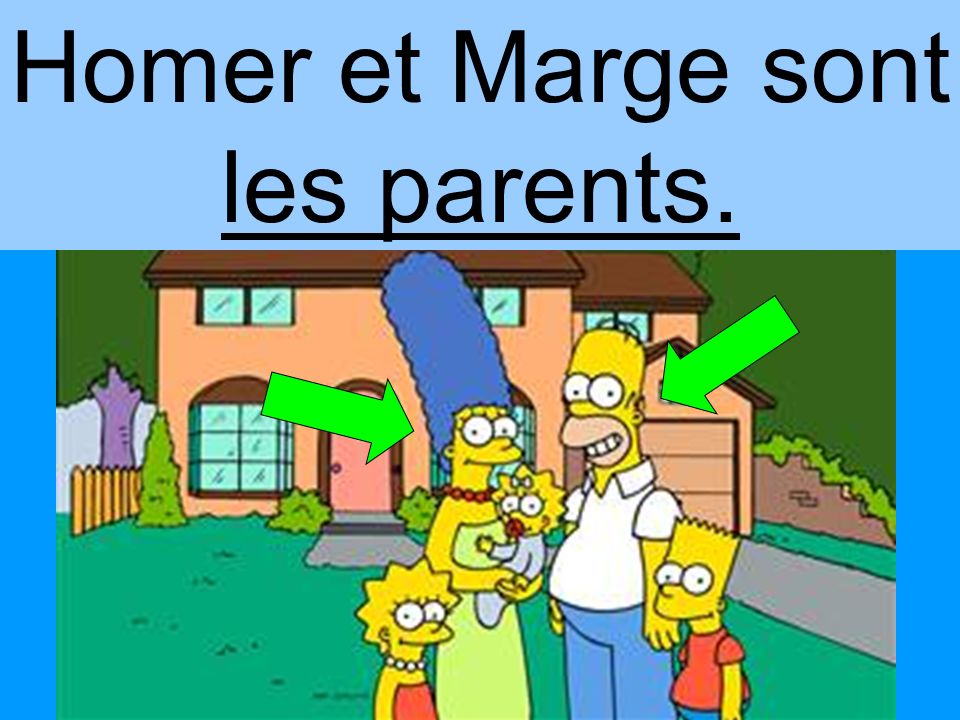 Homer et Marge sont les parents.