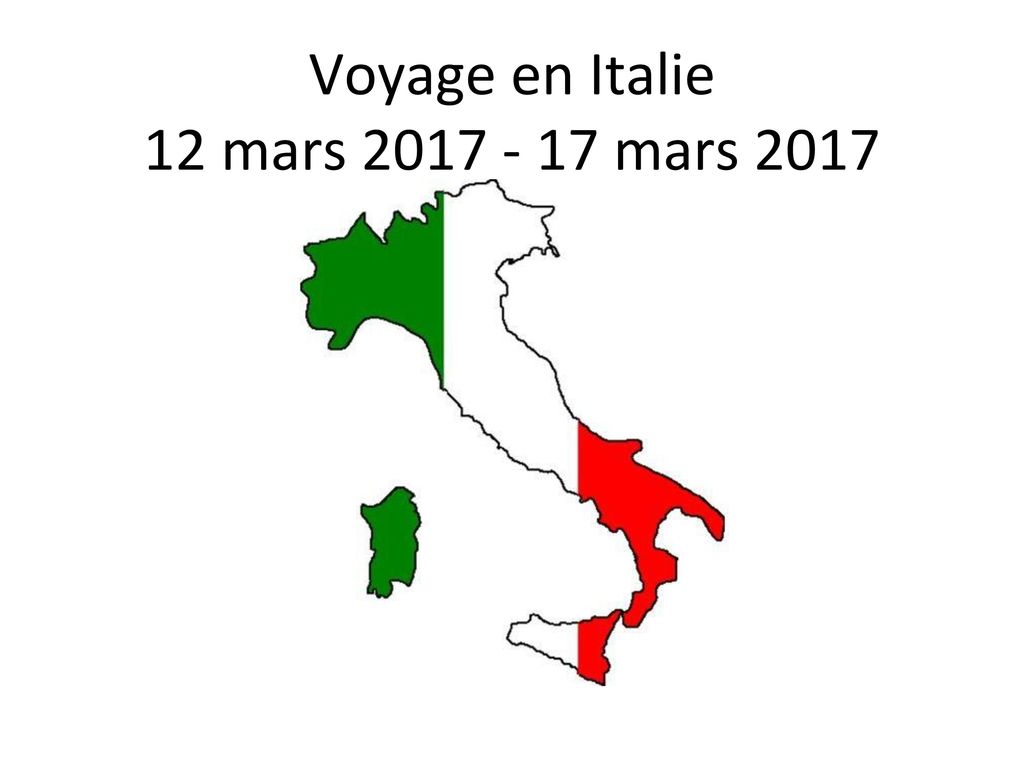 Voyage en Italie 12 mars mars