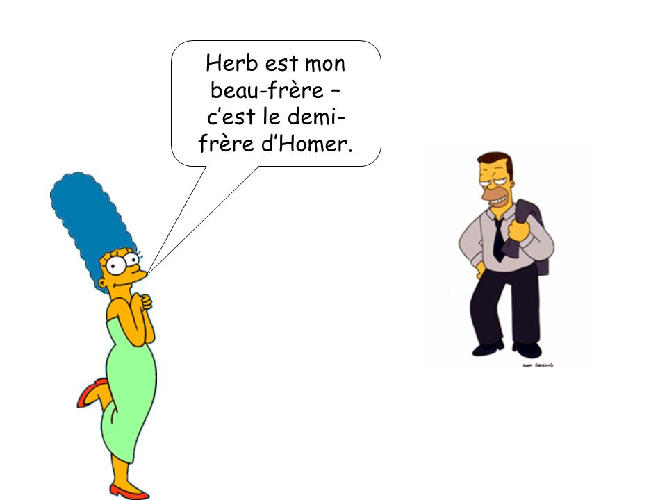 Herb est mon beau-frère – c’est le demi-frère d’Homer.