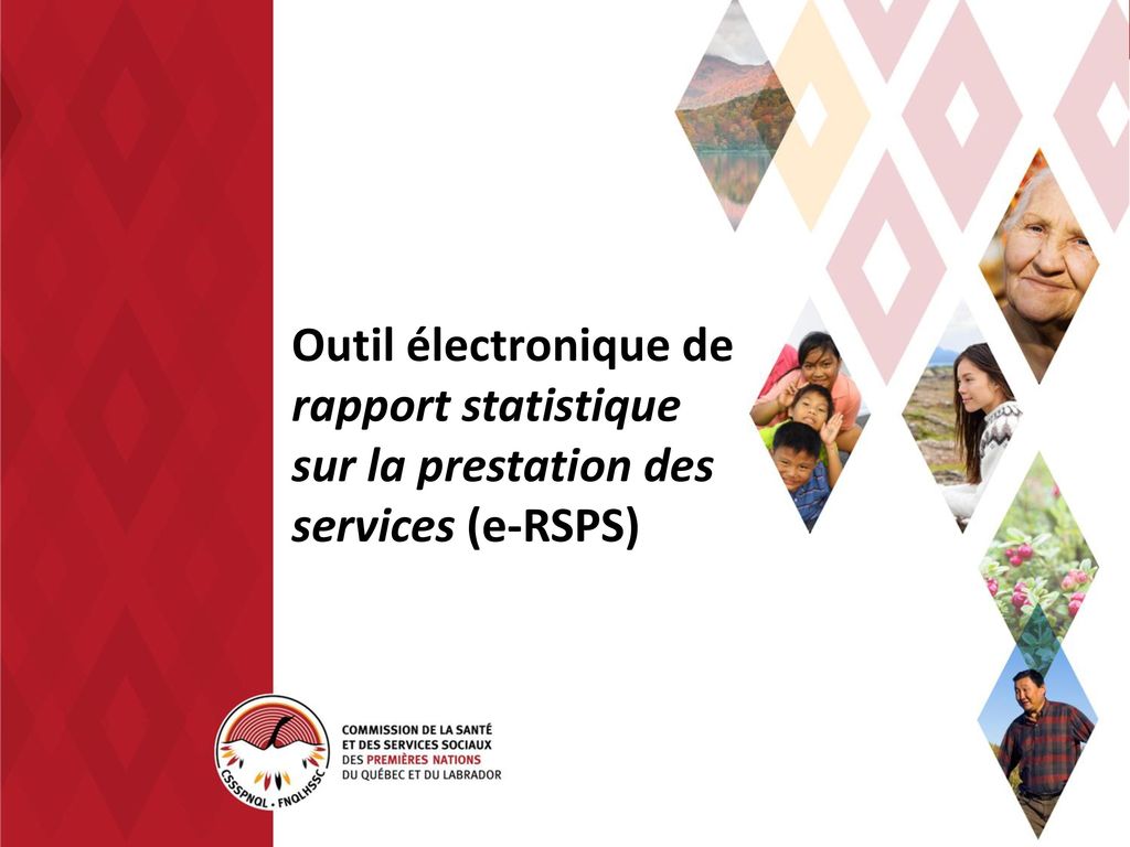 Outil électronique de rapport statistique sur la prestation des services (e‑RSPS)