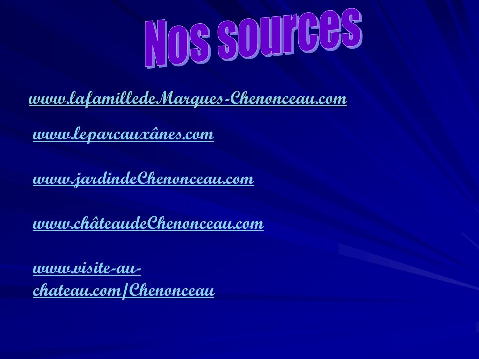 Nos sources