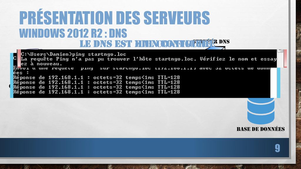 Présentation des serveurs Windows 2012 R2 : DNS