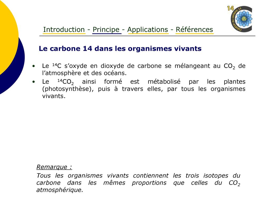 isotopes de carbone datant