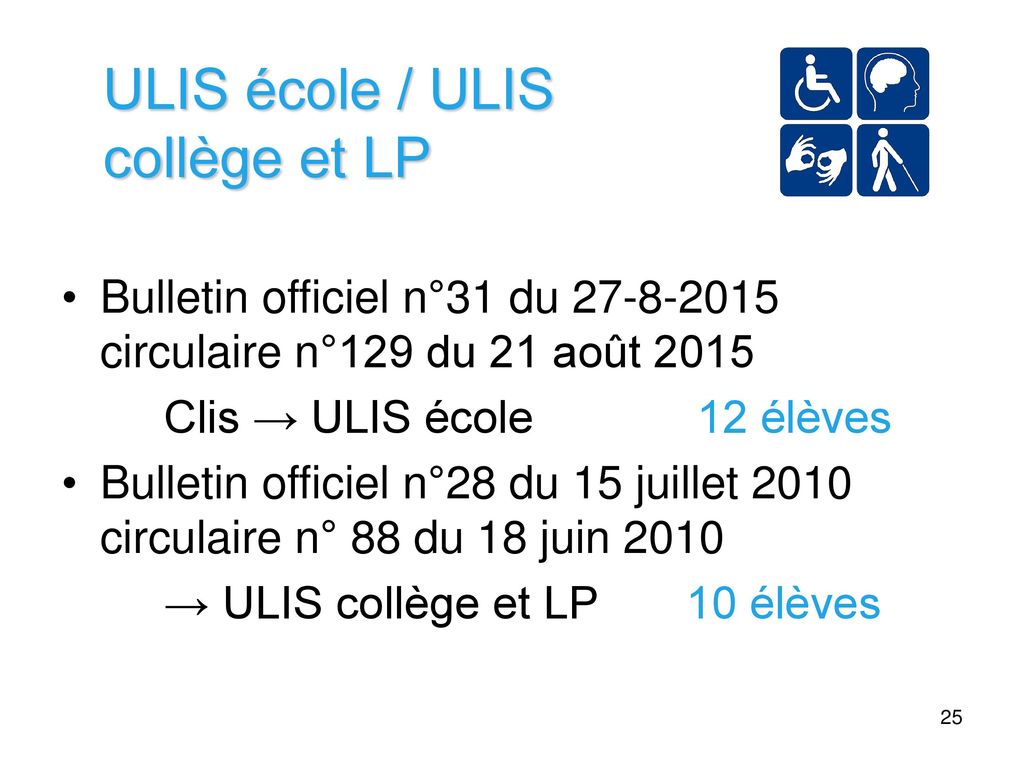 ULIS école / ULIS collège et LP