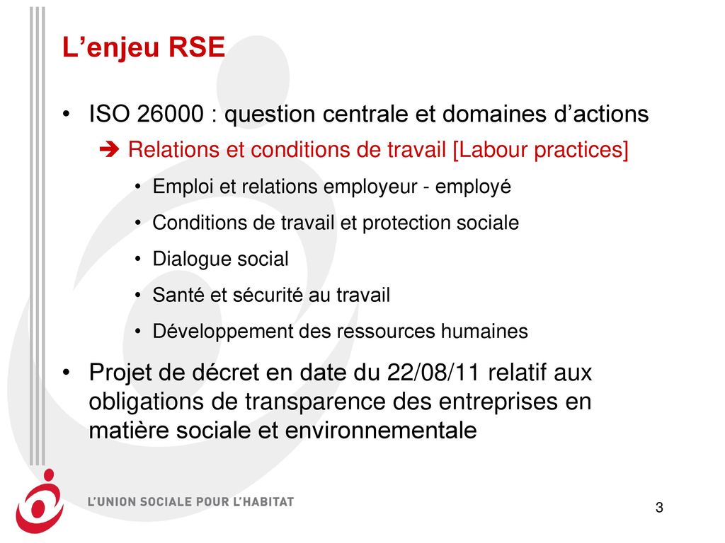 L’enjeu RSE ISO : question centrale et domaines d’actions