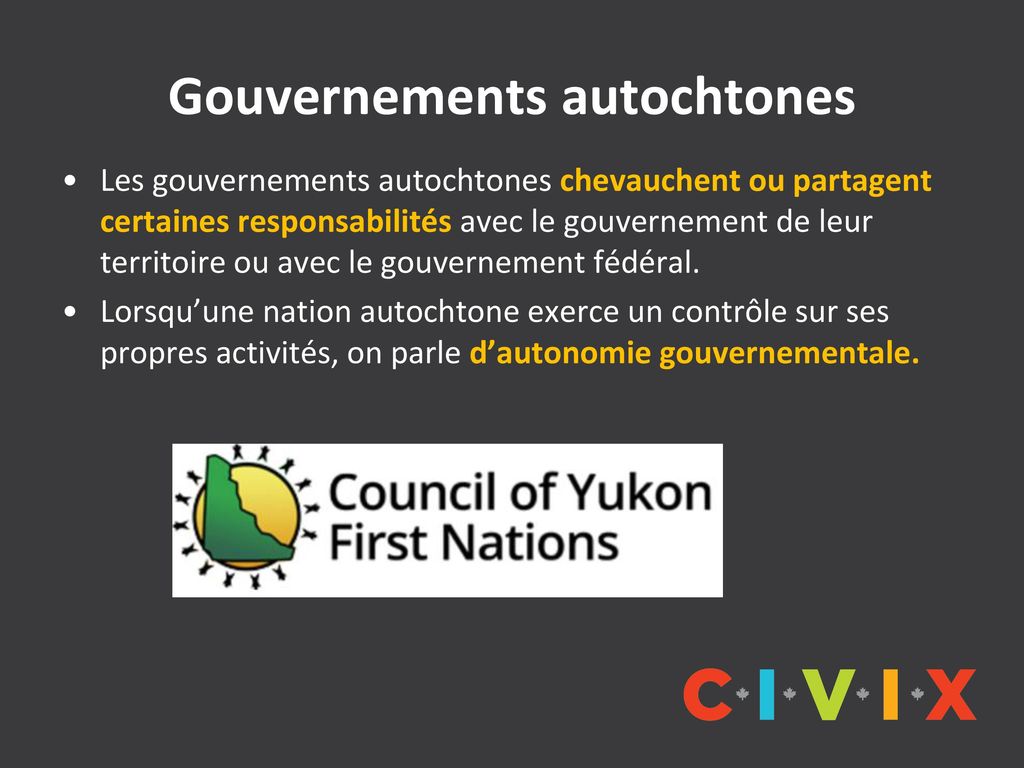 Gouvernements autochtones