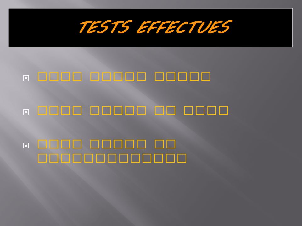 Test boite noire Test revue de code Test revue de documentation