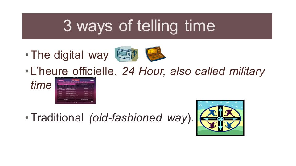 3 ways of telling time The digital way