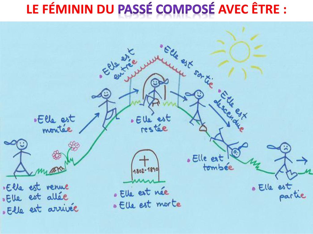 Passe compose презентация