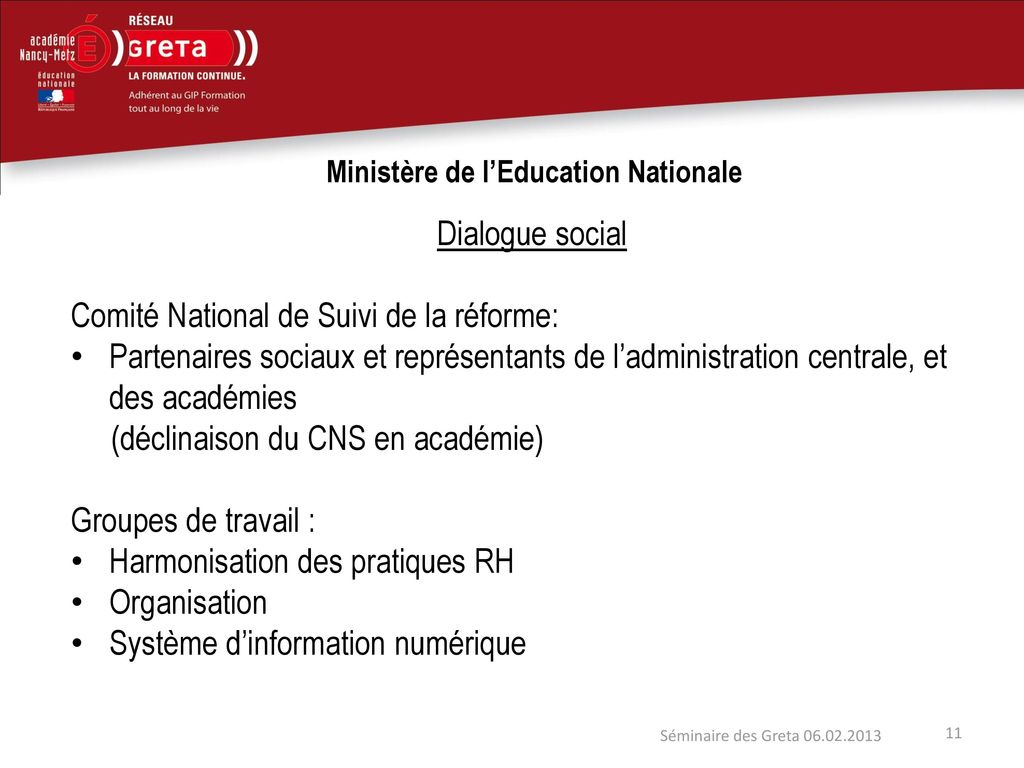 Ministère de l’Education Nationale