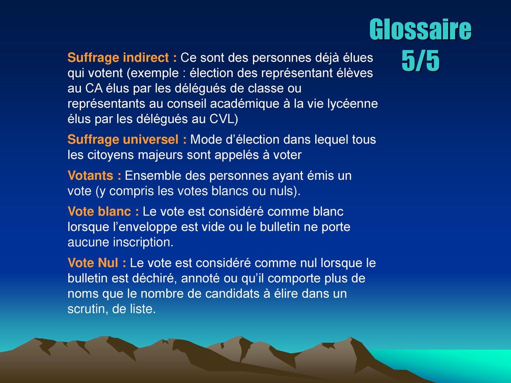 Glossaire 5/5