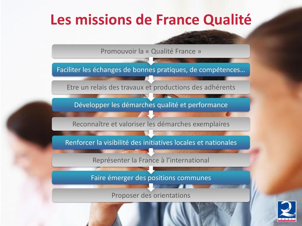 Les missions de France Qualité