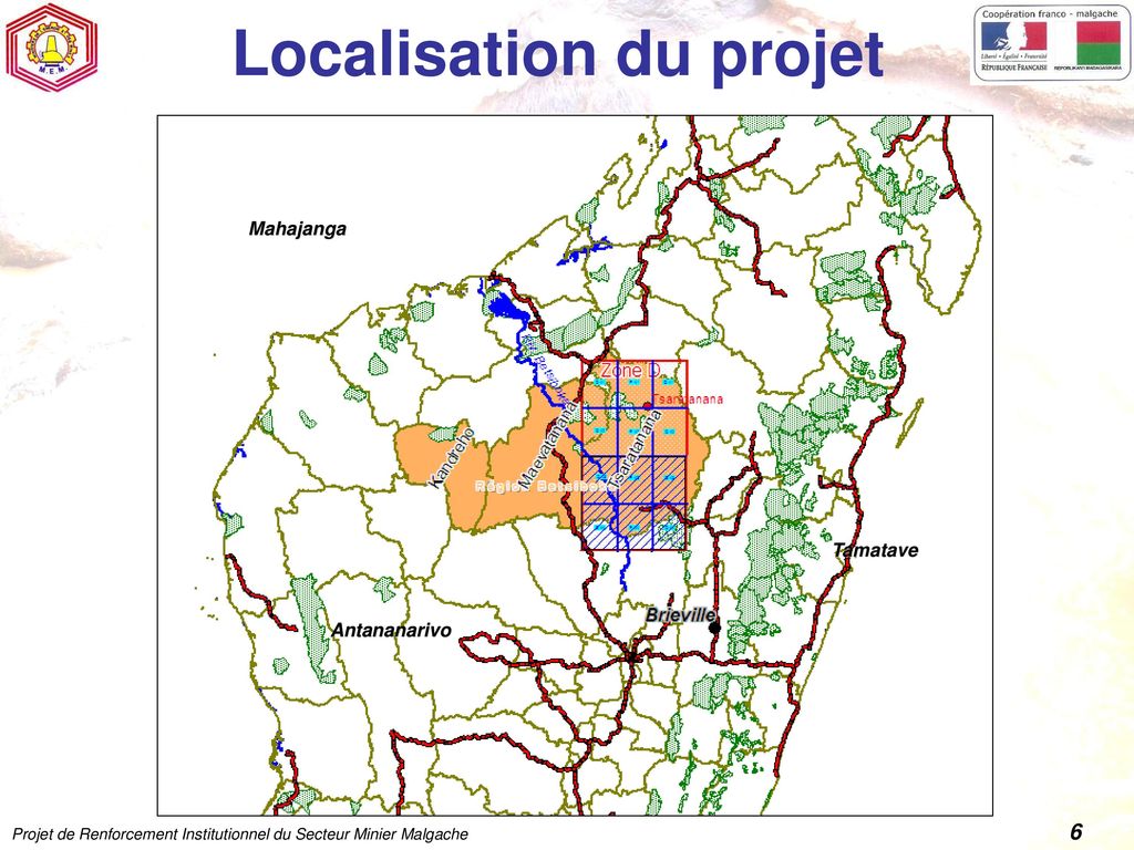 Localisation du projet