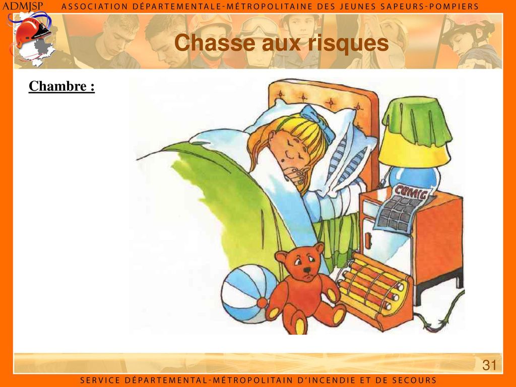 Chasse aux risques Chambre : 31