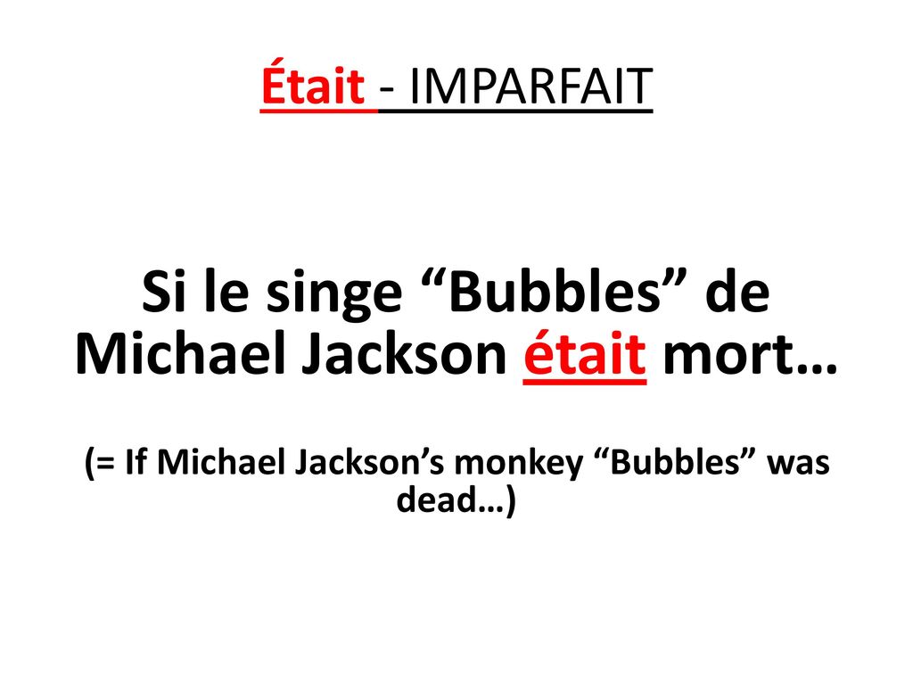 Si le singe Bubbles de Michael Jackson était mort…