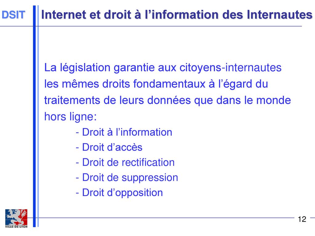 Internet et droit à l’information des Internautes