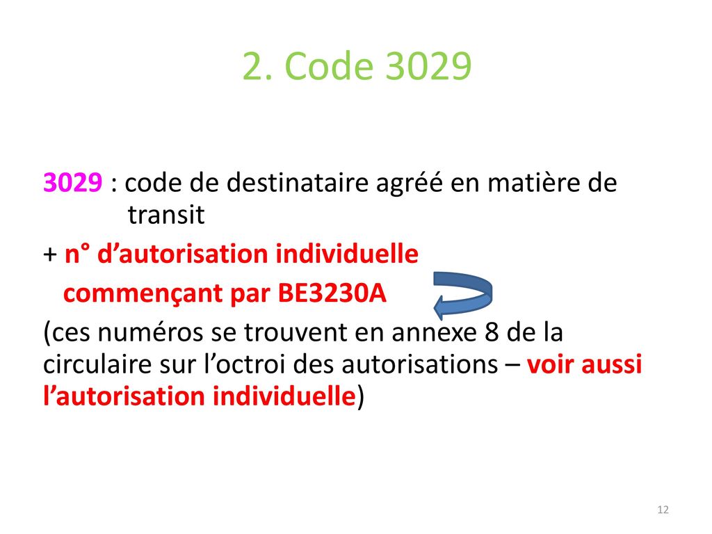 2. Code 3029
