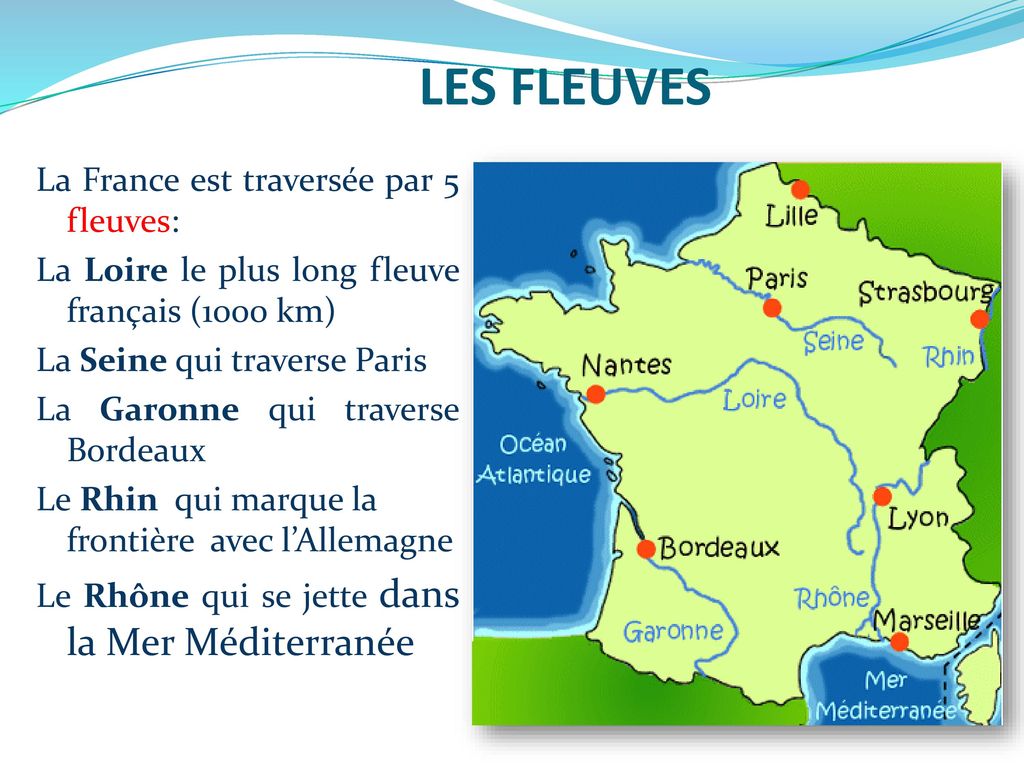 5 fleuves principaux de france