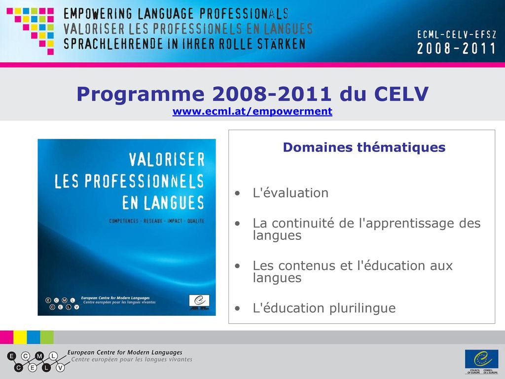 Programme du CELV