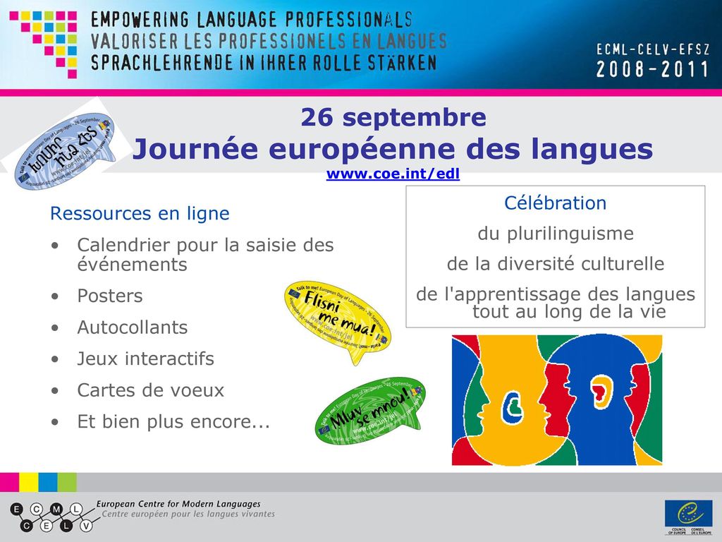 26 septembre Journée européenne des langues