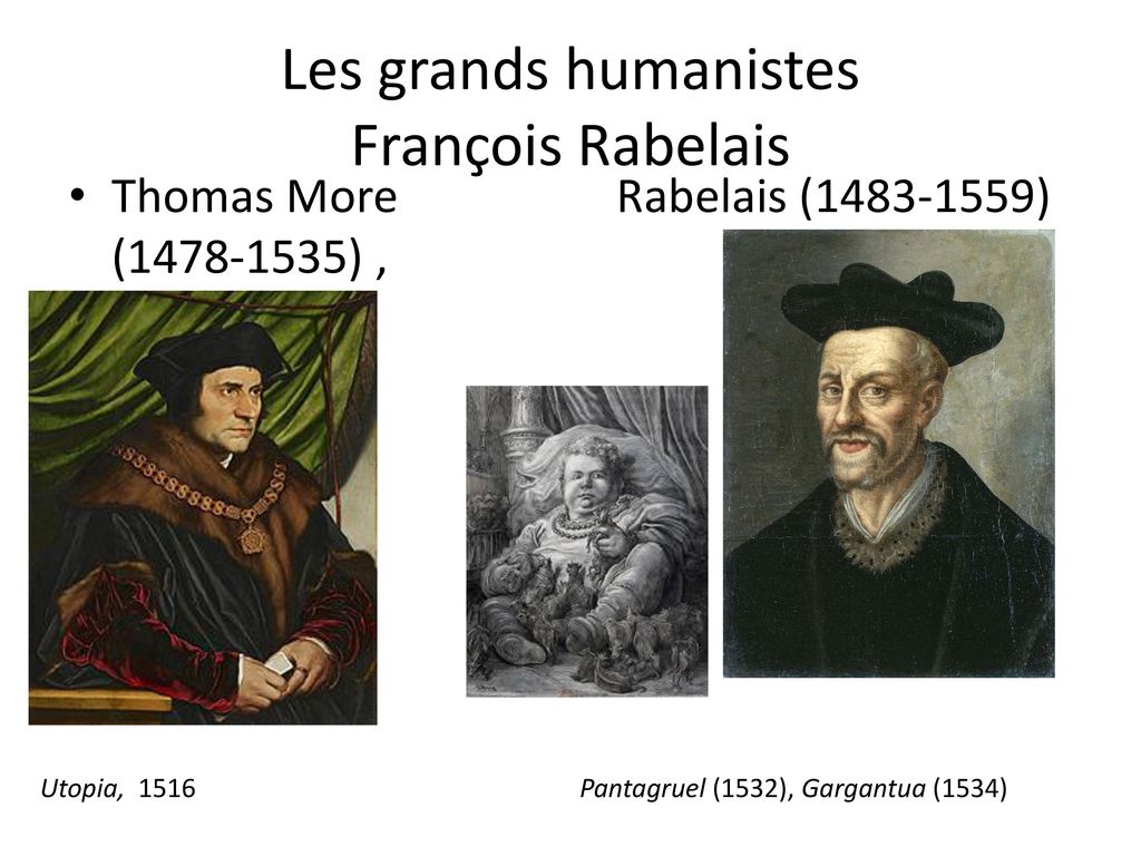Les grands humanistes François Rabelais