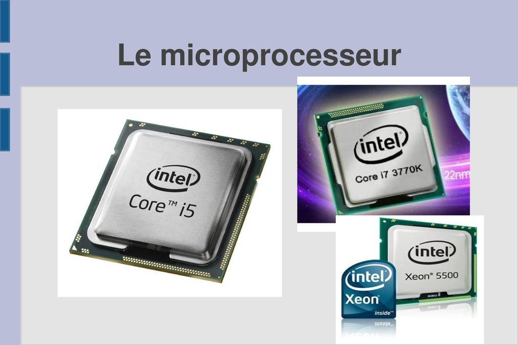 Le microprocesseur